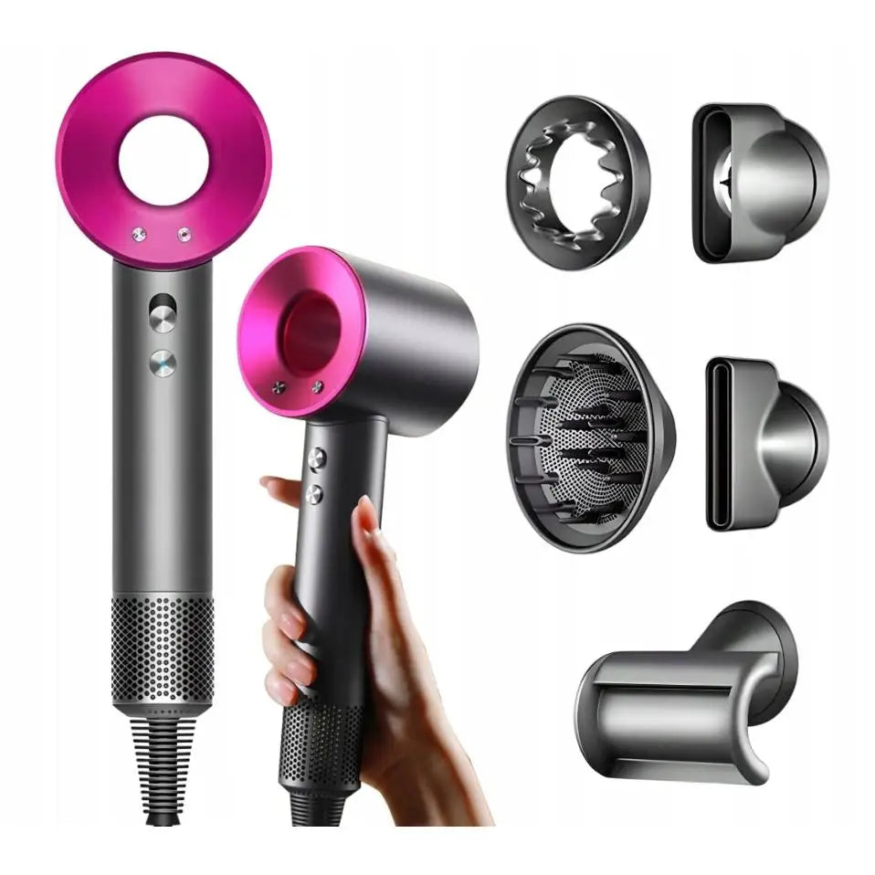 Professional 5-in-1 Hair Dryer by Cecodadi with Cool Shot Function, 2000W Power, Lightweight Design, and Thermoregulation for Fast Drying and Smoothing; Ideal for Straightening Hair, Low Noise Operation. - AliExpress 6
