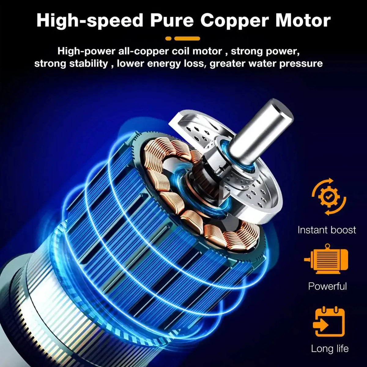 100Bar High Pressure Spray Car Washer Gun Cordless Rechargeable Washing Gun Powerful Car Cleaning Machine for Makita Battery Pin