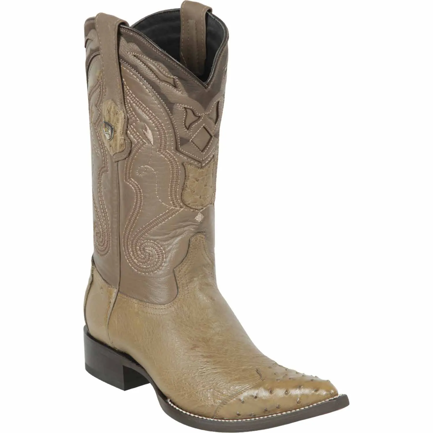 Men's Wild West Smooth Ostrich Skin 3X Toe Boots 29504-B