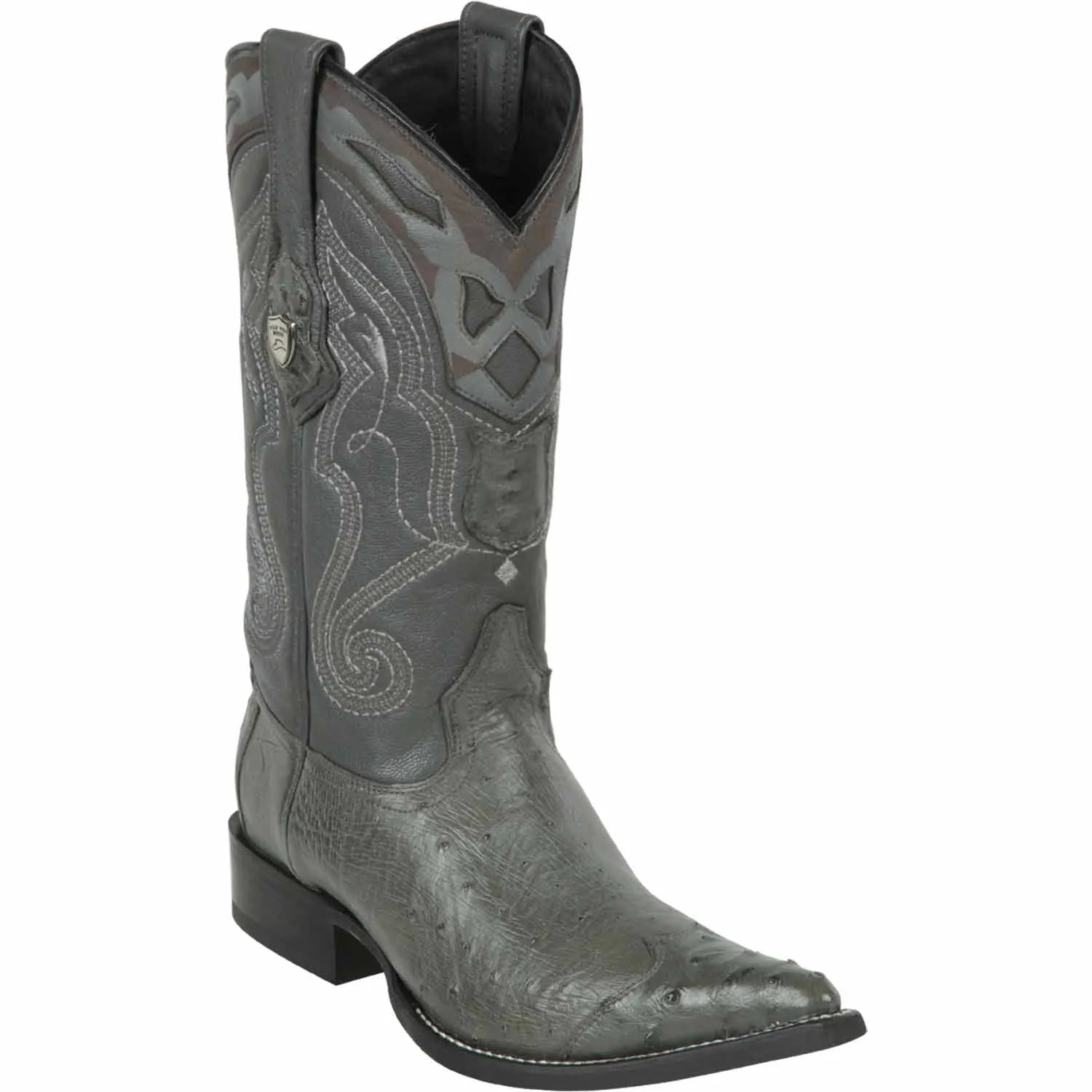 Men's Wild West Smooth Ostrich Skin 3X Toe Boots 29504-B