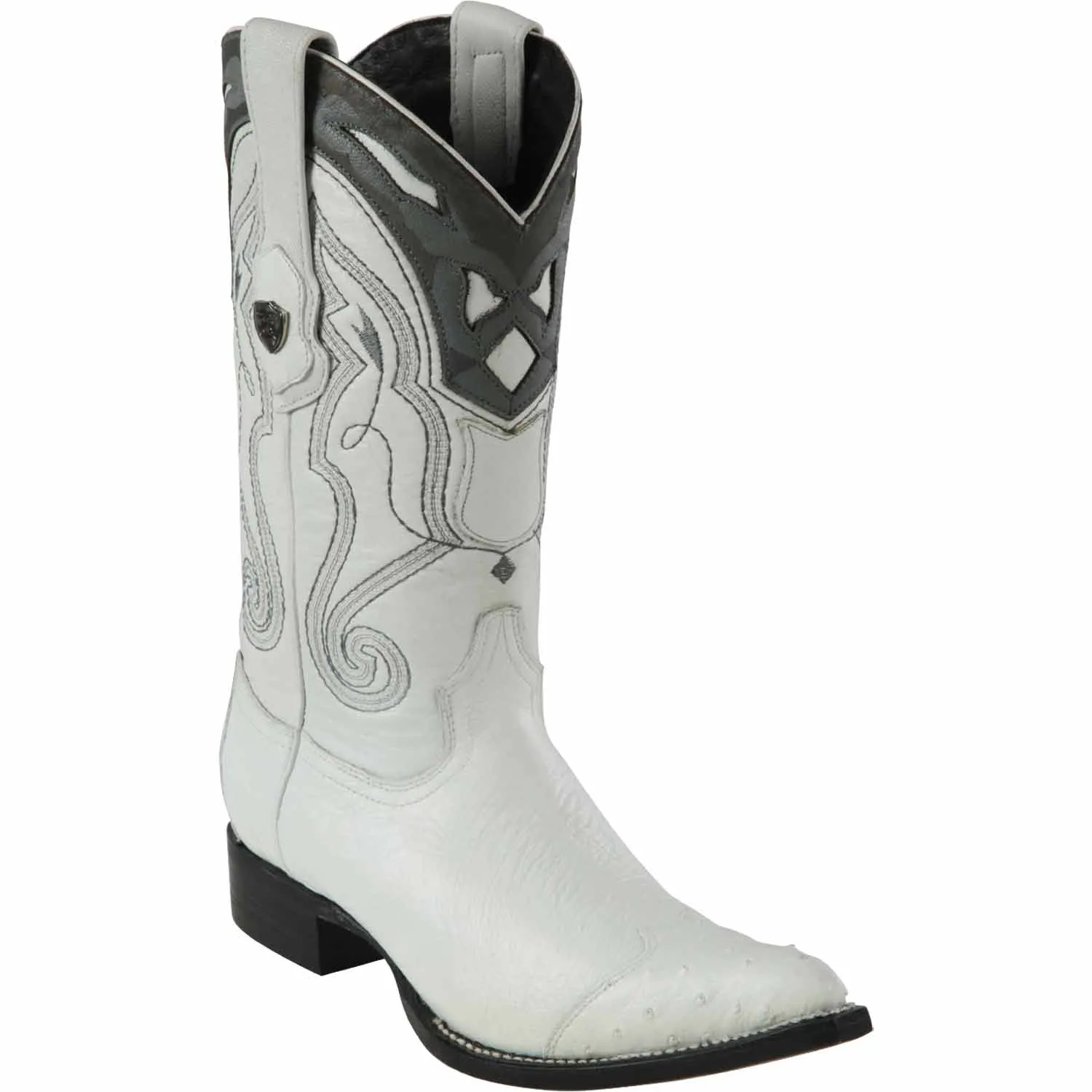 Men's Wild West Smooth Ostrich Skin 3X Toe Boots 29504-B